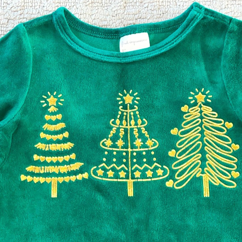 First Impressions Toddler Christmas Long Sleeve Outfit - 3T